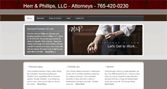 Desktop Screenshot of herrlawllc.com